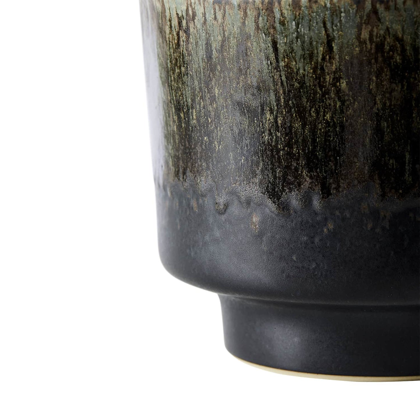 Muubs Lago stoneware pot forest green 16cm