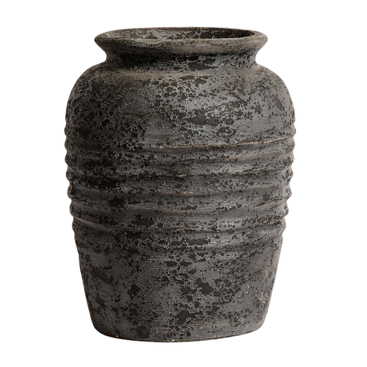 Muubs Melancholia terracotta vessel black 40cm