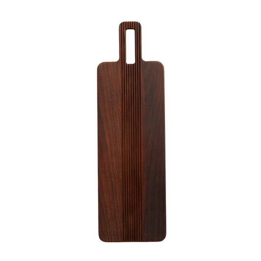 Muubs Yami carbonised ash wood serving board 49cm