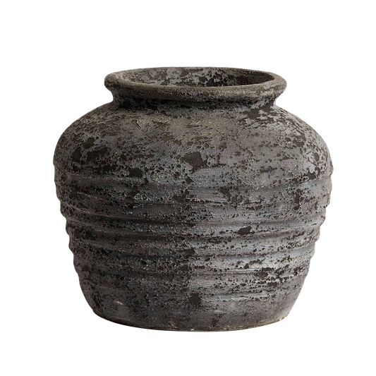 Muubs Melancholia terracotta vessel black 30cm