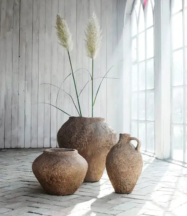 Muubs rustic terracotta jug 42cm