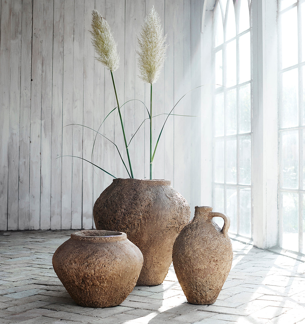 Muubs rustic trace terracotta pot 30cm