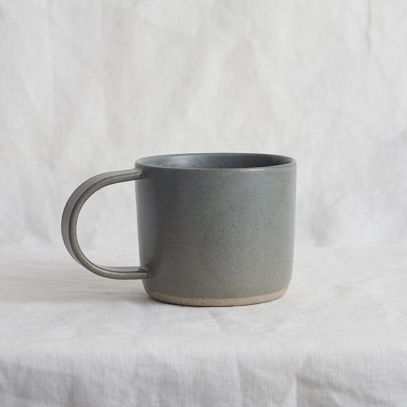 NZ made straight shaped mug sage