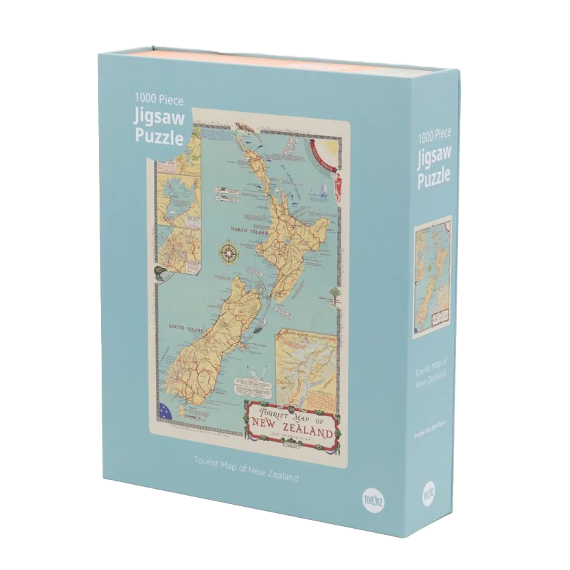 Map of NZ 1000-piece jigsaw puzzle