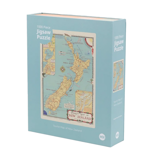 Map of NZ 1000-piece jigsaw puzzle