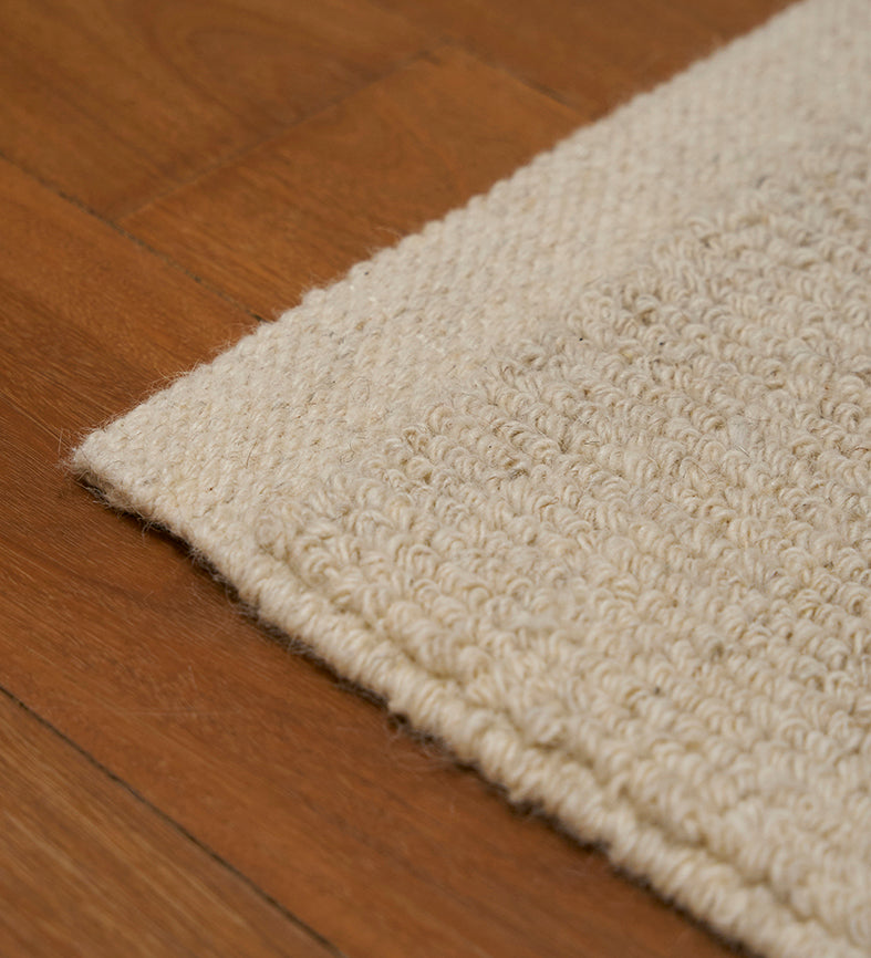 NZ wool Joni rug oatmeal