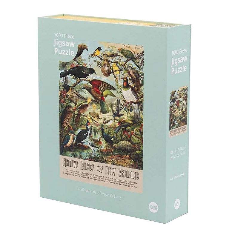 Native Bird of New Zealand 1000-piece jigsaw puzzle