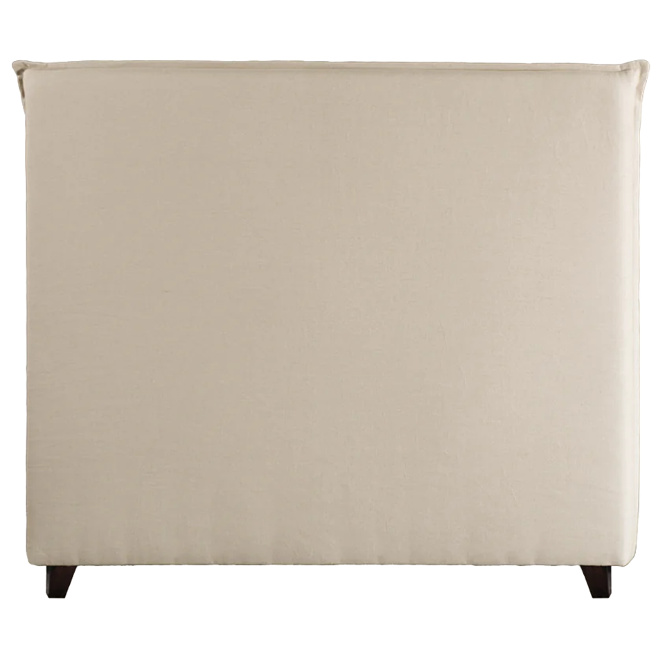 Natural linen headboard oatmeal