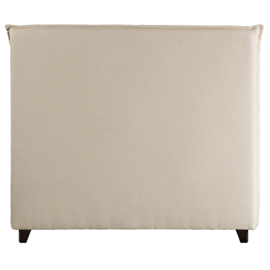 Natural linen headboard oatmeal