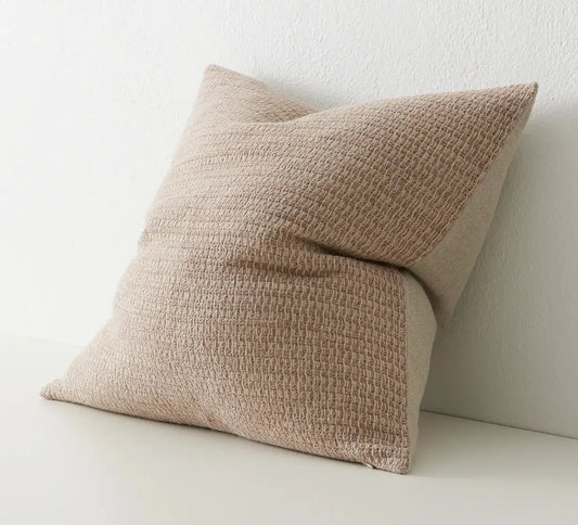 NZ wool blend cushion cover natural 50cm