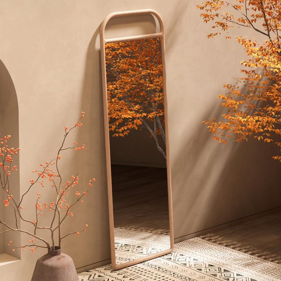 Nord solid oak leaner mirror 180cm natural