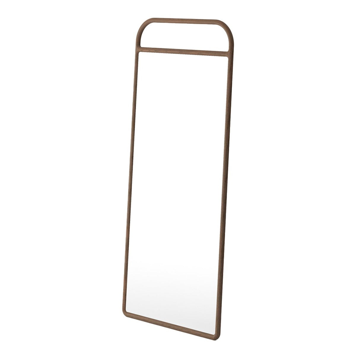 Nord solid oak leaner mirror 180cm walnut