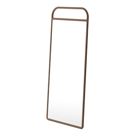 Nord solid oak leaner mirror 180cm walnut
