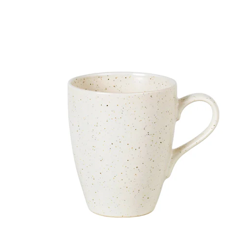 Broste Nordic vanilla stoneware mug 11cm