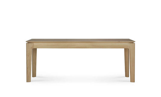 French oak bench seat natural