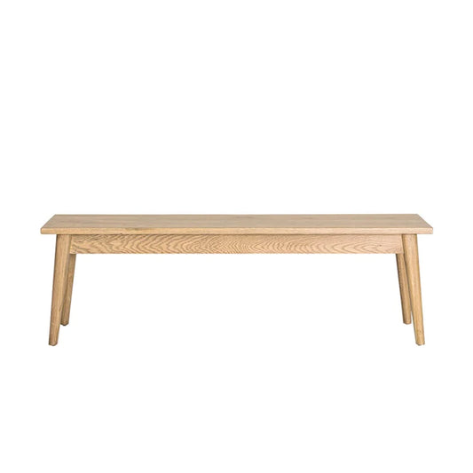 Vaasa oak bench seat natural 150cm