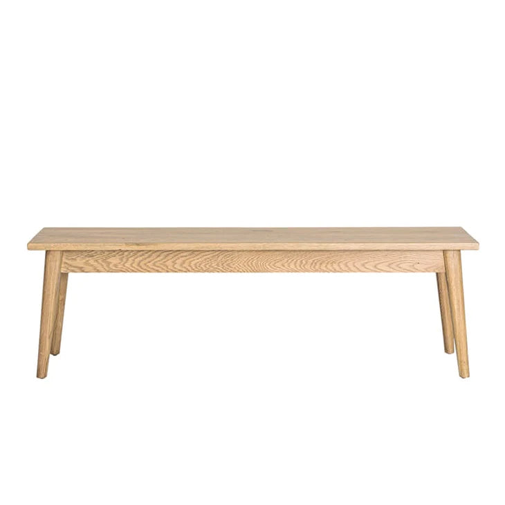 Vaasa oak bench seat natural 185cm