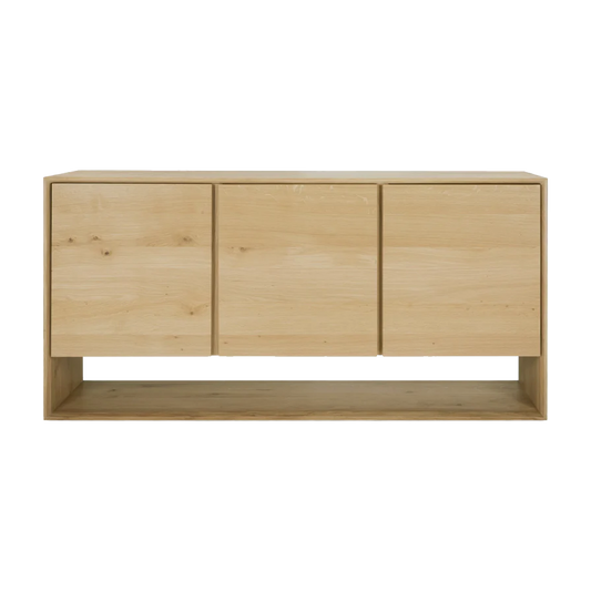 Oak Nordic 3-door sideboard 158cm