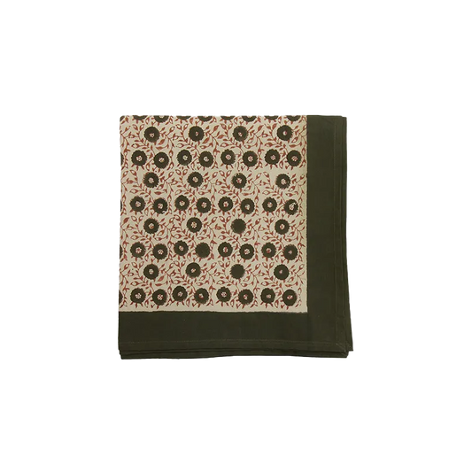 Odelle block print cotton napkin