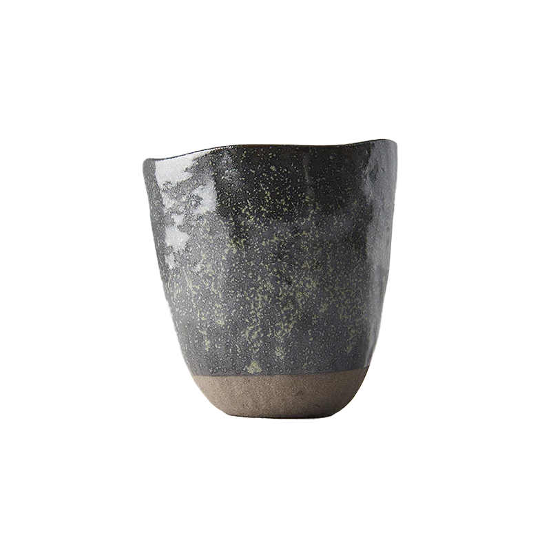 Organic shaped cup 275mls black