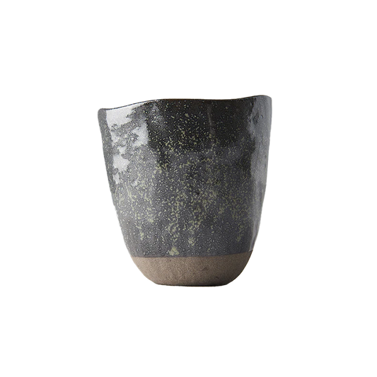 Organic shaped cup 275mls black