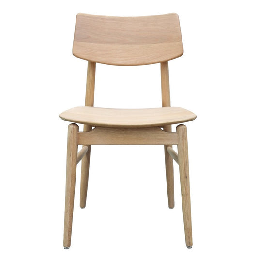 Oscar solid oak dining chair natural