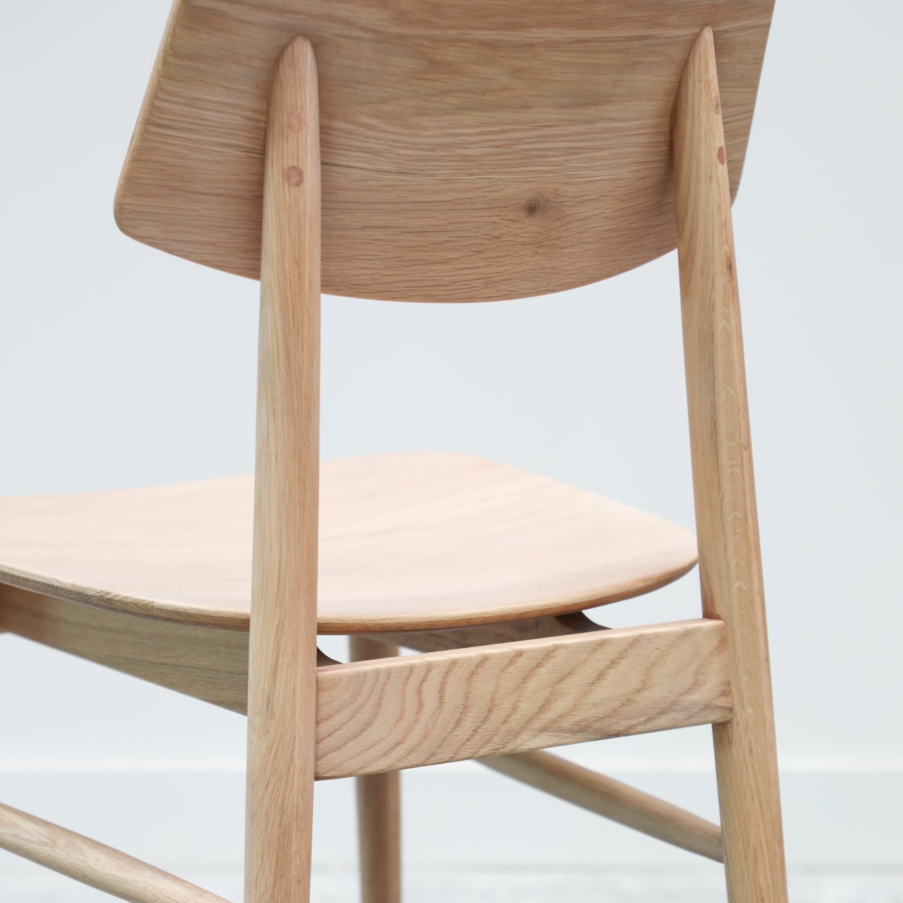 Oscar solid oak dining chair natural