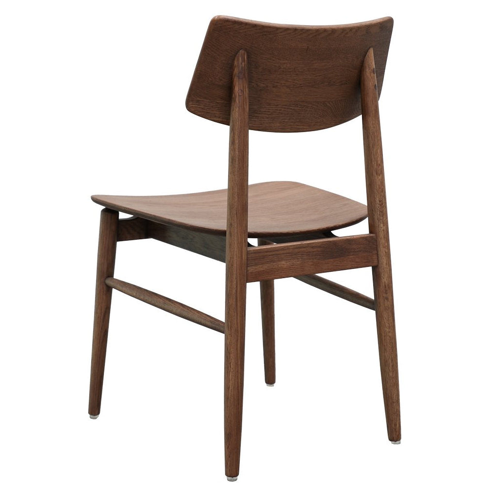 Oscar solid oak dining chair walnut