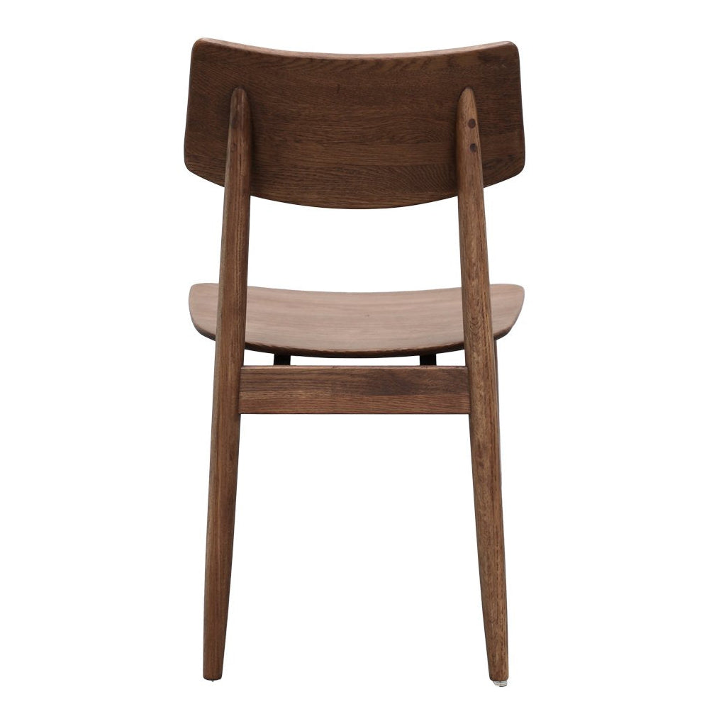 Oscar solid oak dining chair walnut