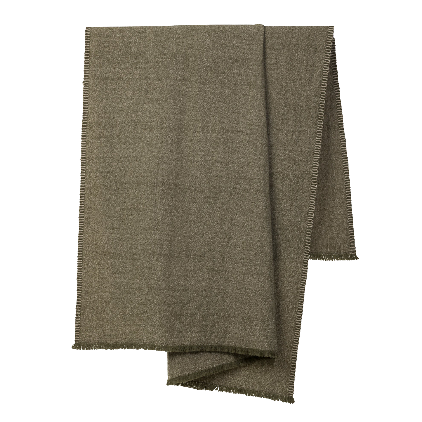 Oslo lambswool throw kale