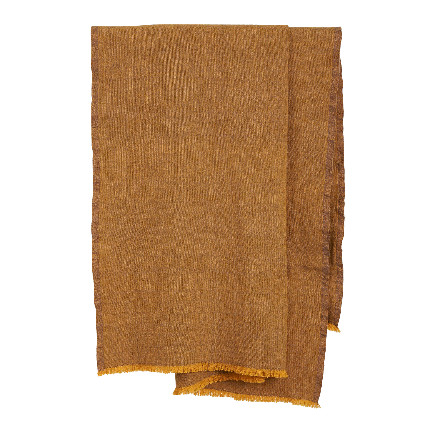 Oslo lambswool throw satsuma