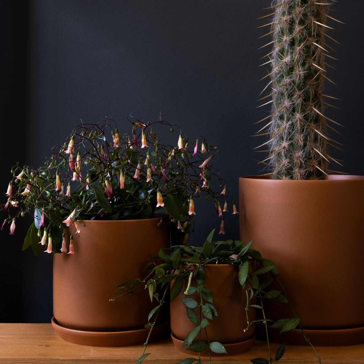 Oslo planter medium cinnamon