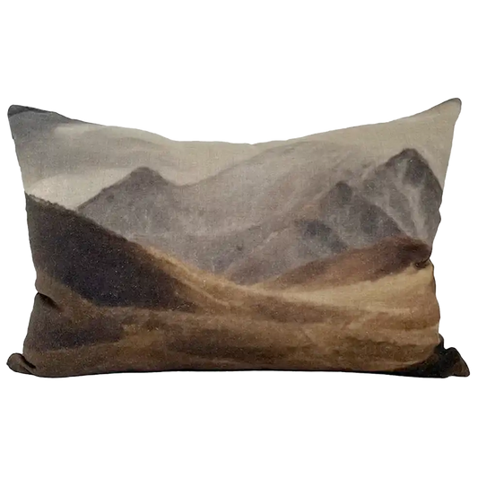 Rustic landscape cushion cover 40 x 60cm