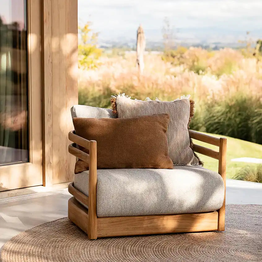 Outdoor Clipper cushion tobacco 40 x 60cm