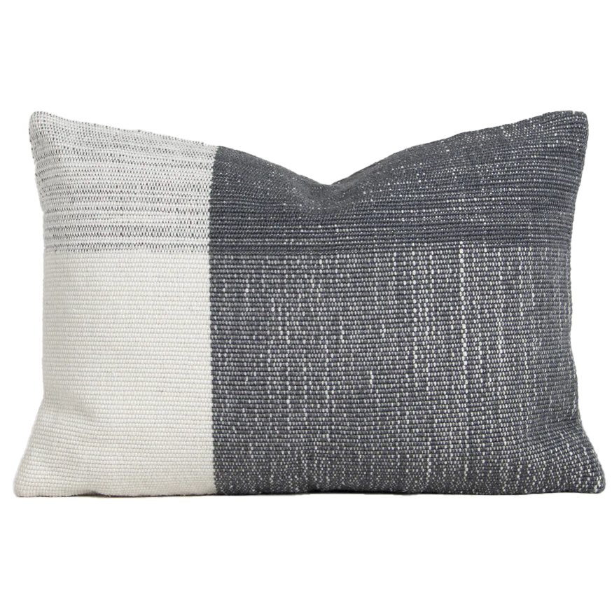 Outdoor Finn cushion 40 x 60cm steel blue