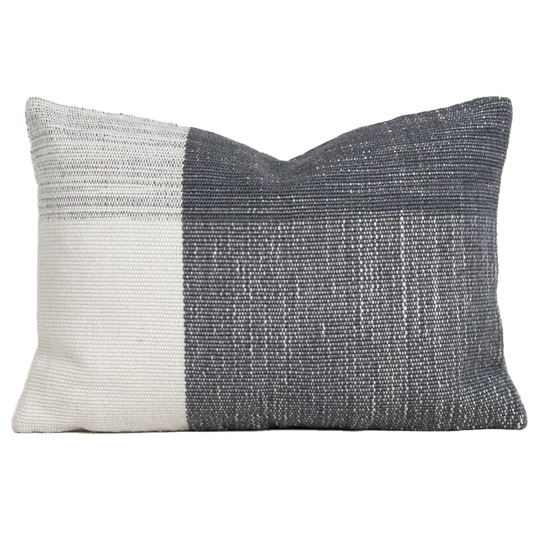 Outdoor Finn cushion 40 x 60cm steel blue