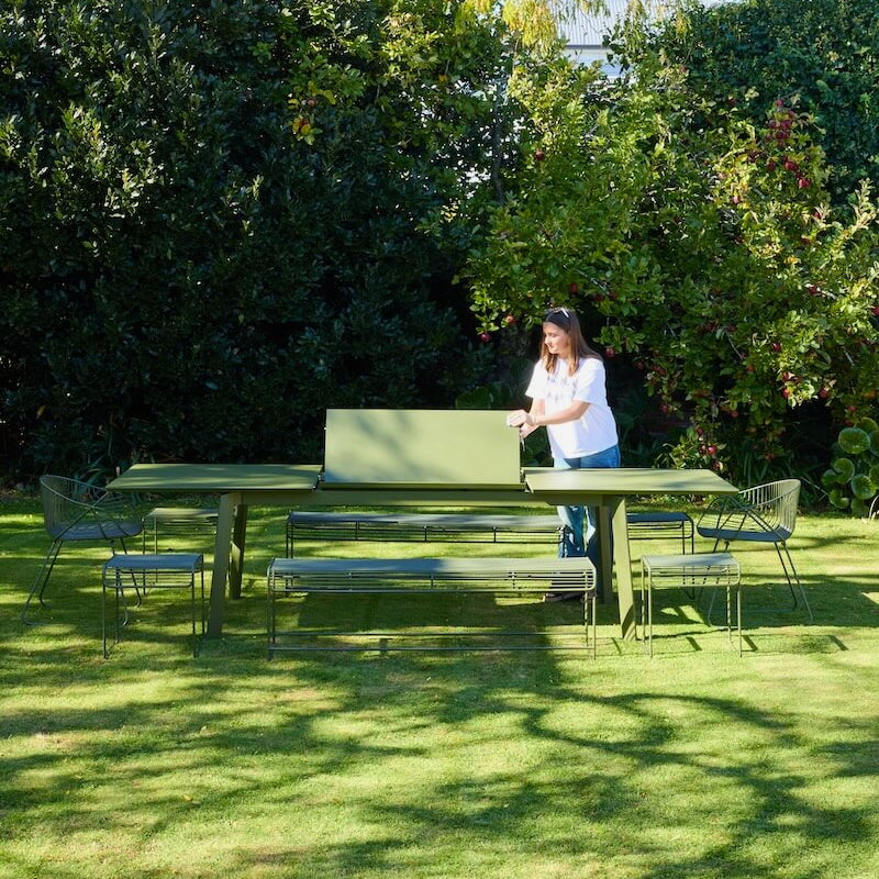 Palma outdoor extendable dining table 200cm to 300cm