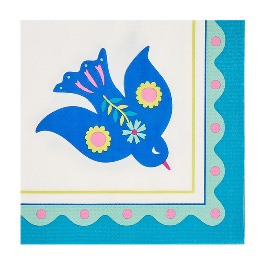 Fiesta bird paper napkins (20)