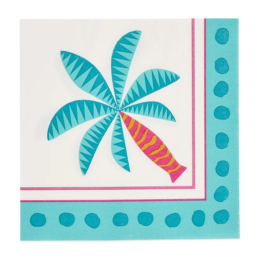 Fiesta palm paper napkins (20)