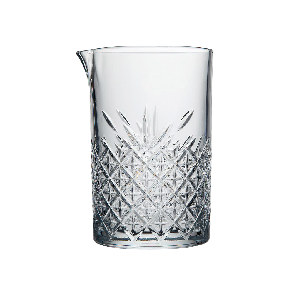 Cut glass cocktail stirring jug 725ml