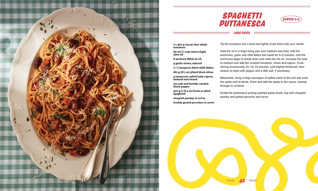 Pasta night recipe book