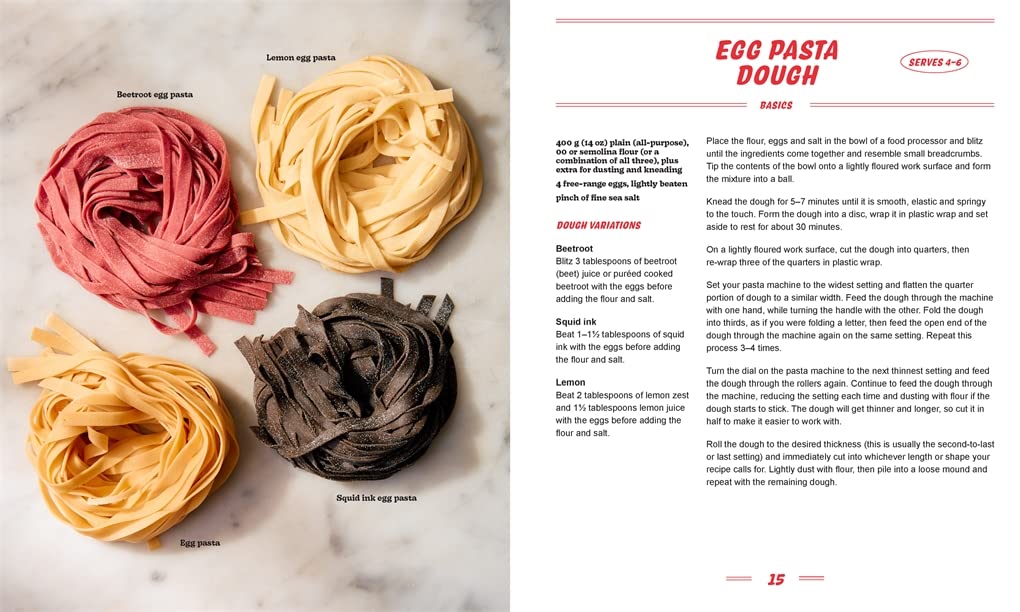 Pasta night recipe book