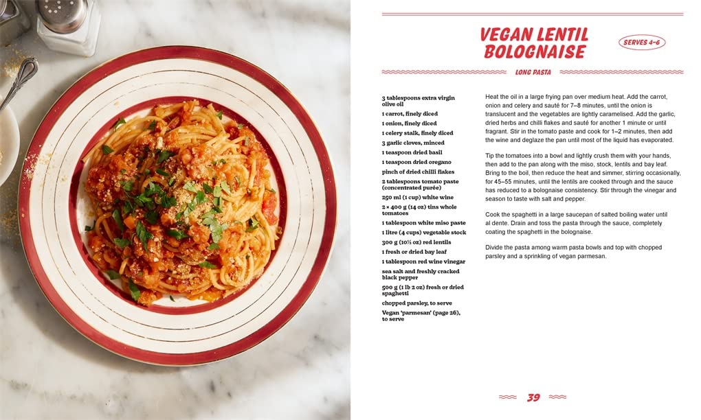 Pasta night recipe book
