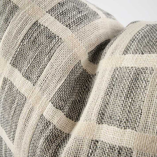 Petra hand woven linen cotton cushion cover 60cm