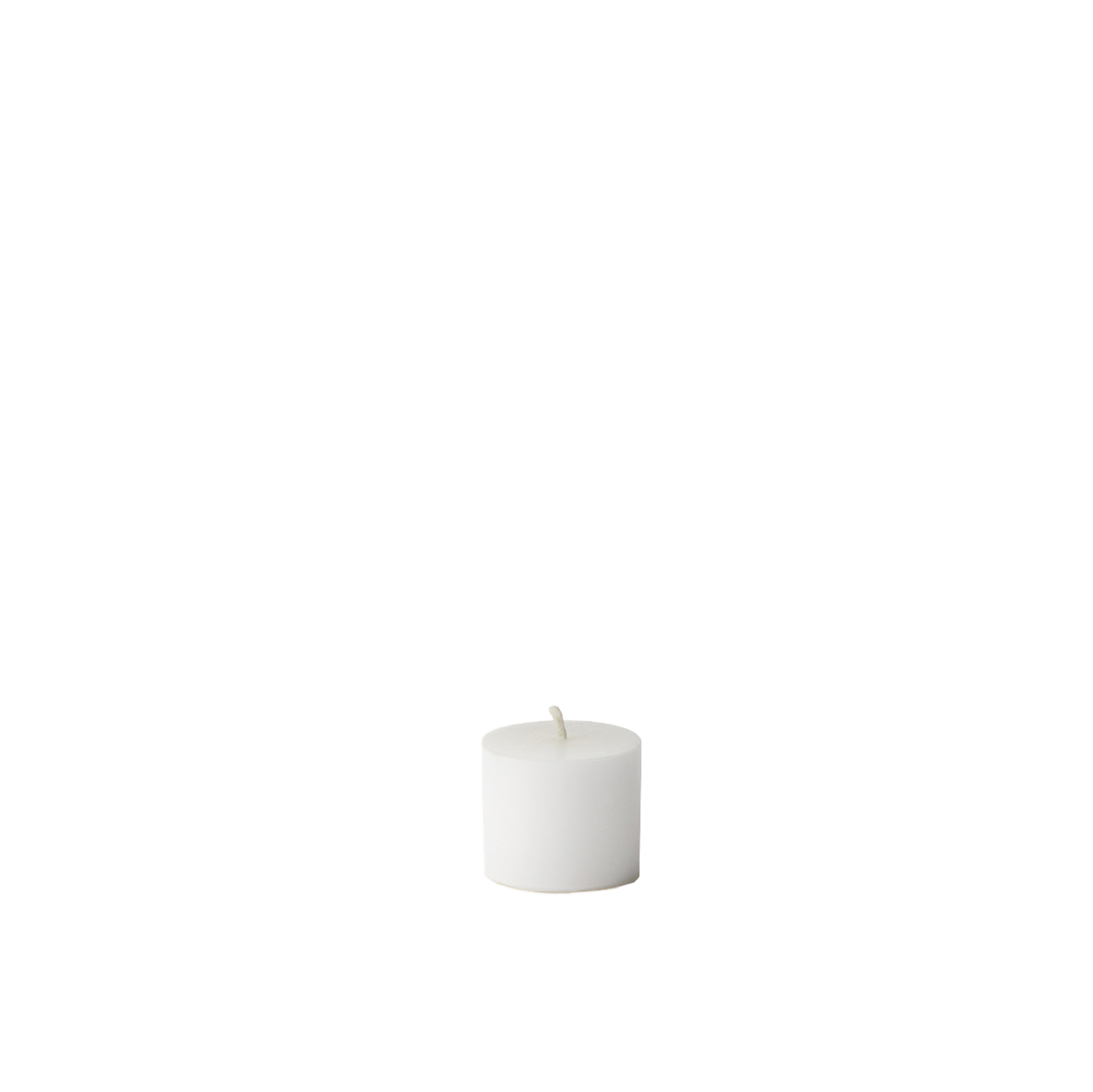 Pillar candle 3.5cm white