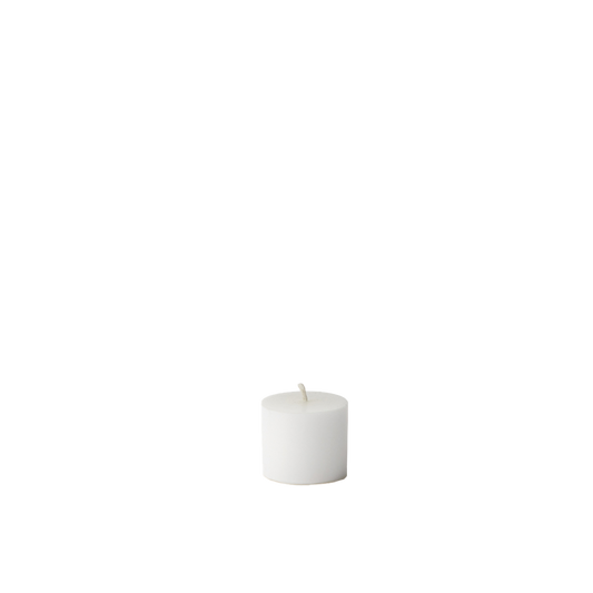 Pillar candle 3.5cm white