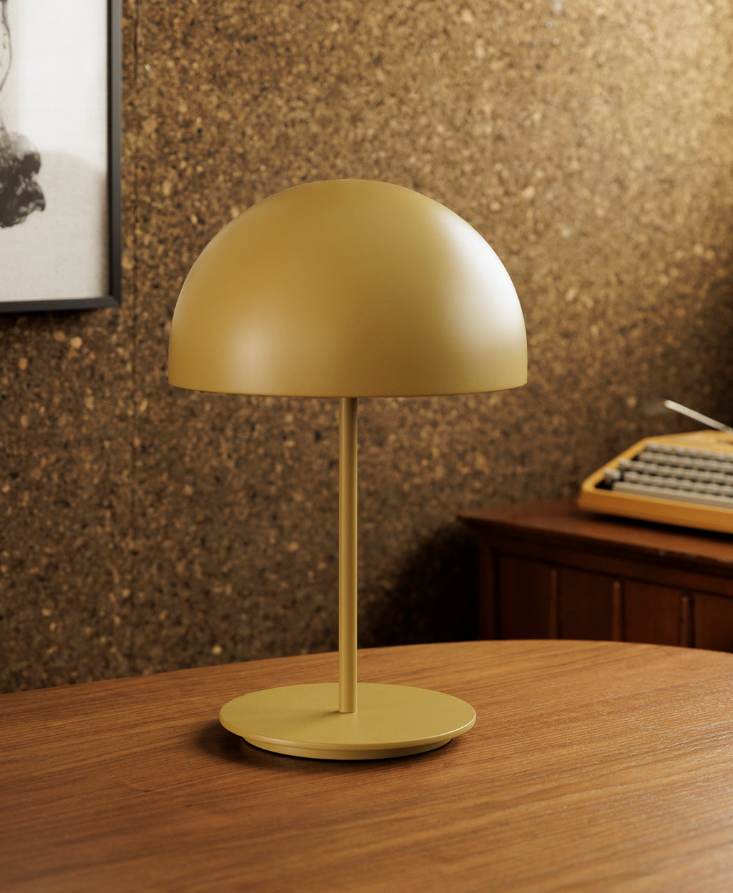 Pin table lamp ochre