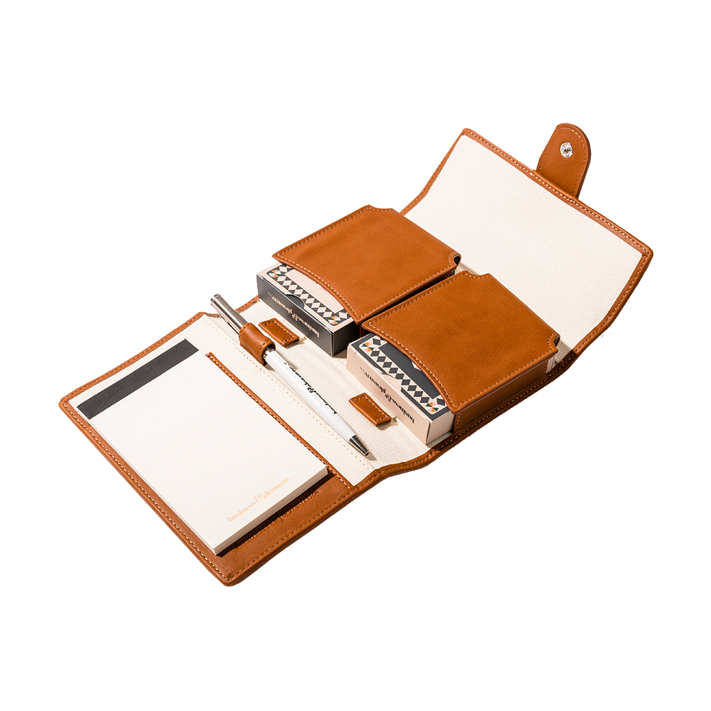 Playing cards set in cotton canvas case