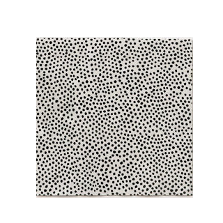 Pois dinner paper napkins black spot (20)