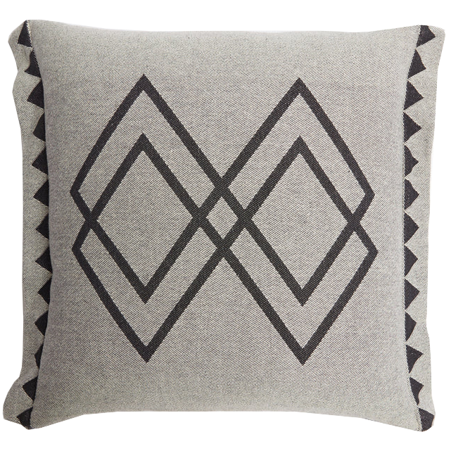 Pony Rider dawn ranger reversible cushion cover 55cm black